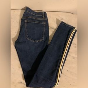 Fame Denim side striped jeans